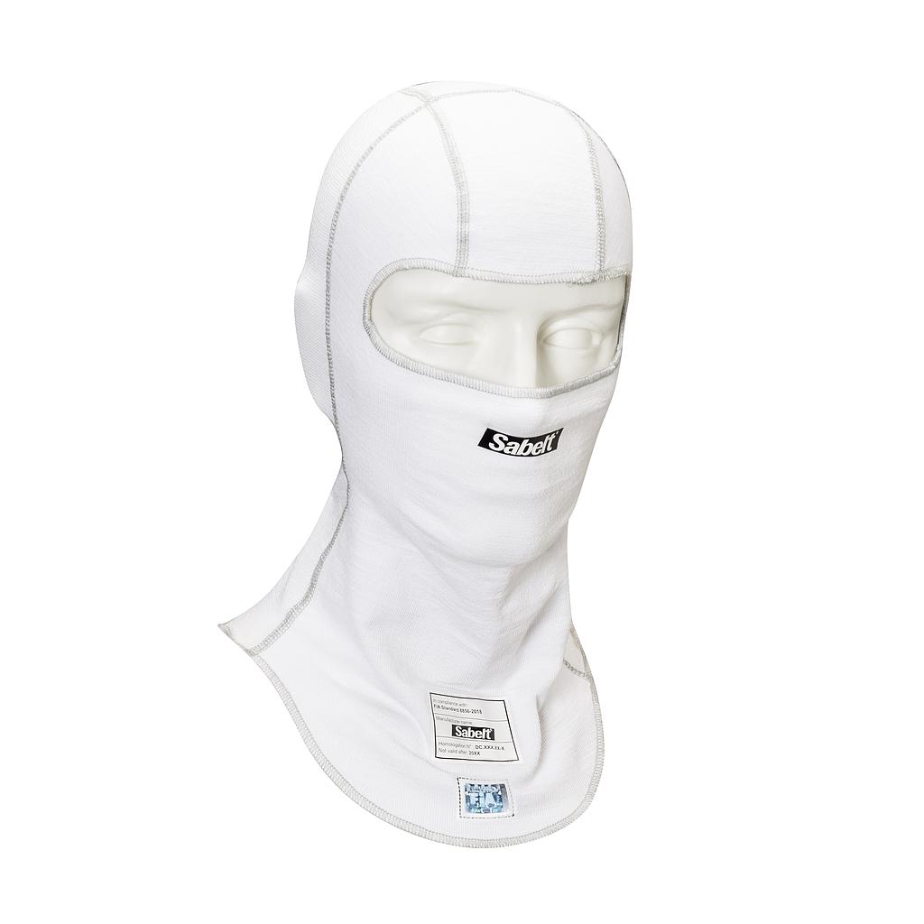 Cagoule ignifugée Sabelt UI600 - FIA 8856-2018 (Blanc)
