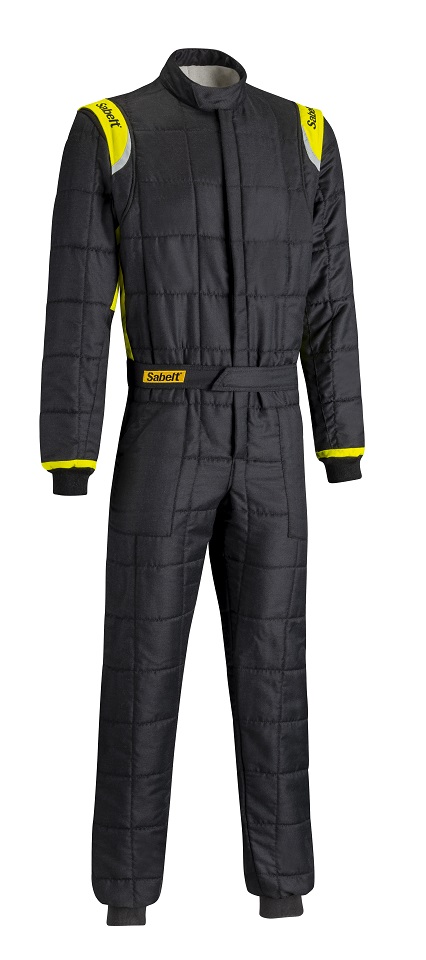 Combinaison Sabelt CHALLENGE TS-2 noire / jaune - FIA 8856-2018