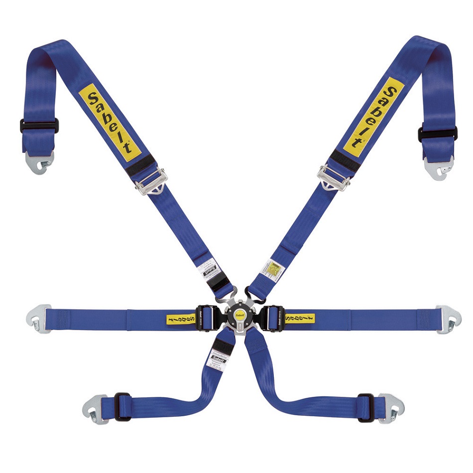 Sabelt Alu harness 2"/2" - 6 points Pull Down - CCG632SD - FIA 8853-2016 - Berline