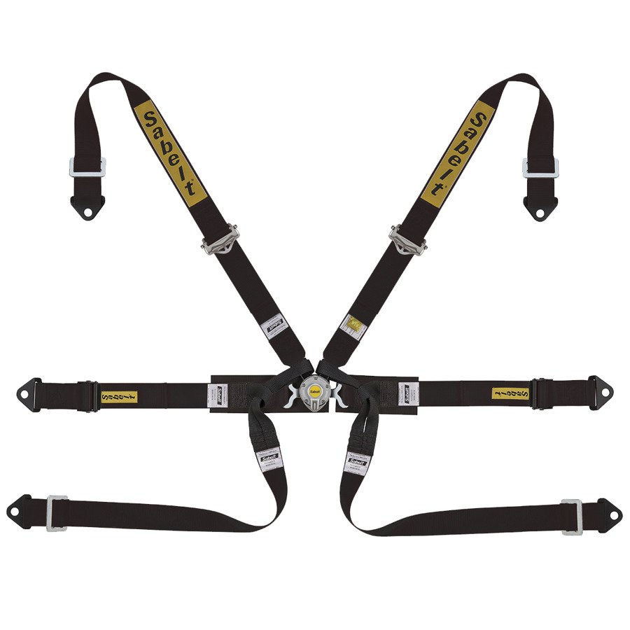 Sabelt Monoplace steel harness 6 points - Pull up - FIA 8853-2016