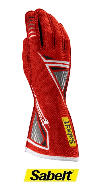 TG11 Sabelt Gloves - Red - FIA 8856-2018