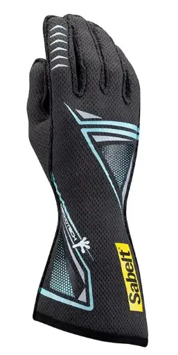 TG11 Sabelt Gloves - Grey - FIA 8856-2018