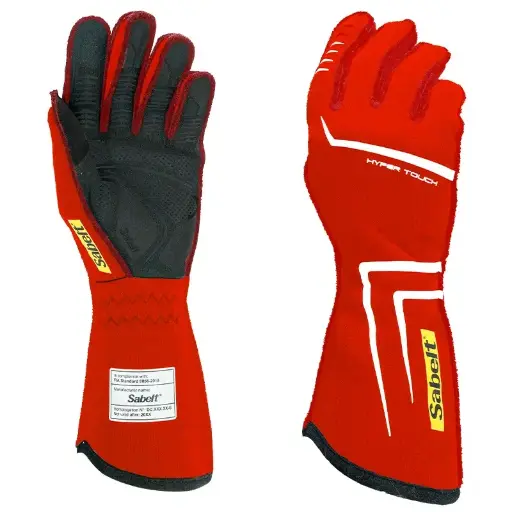 Gants FIA 8856-2018 TG12 HYPER TOUCH - Rouge